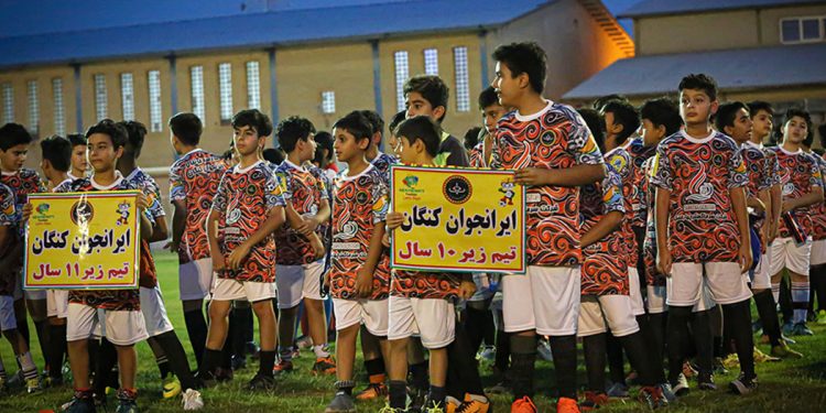 افتتاحیه مدرسه فوتبال ایرانجوان کنگان
