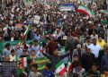 برگزاری راهپیمایی ۲۲ بهمن در کنگان با حضور گسترده مردم